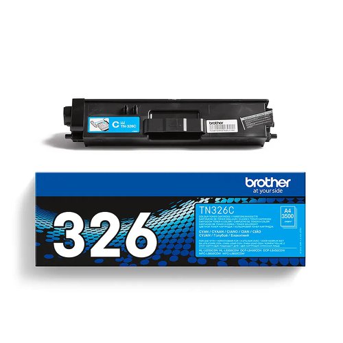 Brother Toner Cartridge High Capacity Cyan TN326C