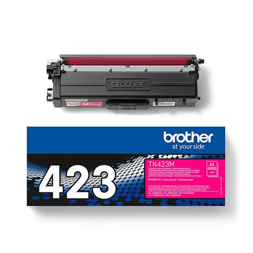 Brother Toner Cartridge High Capacity Magenta TN423M