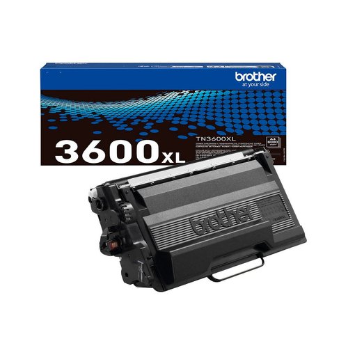 Brother Toner Cartridge High Capacity Black TN3600XL