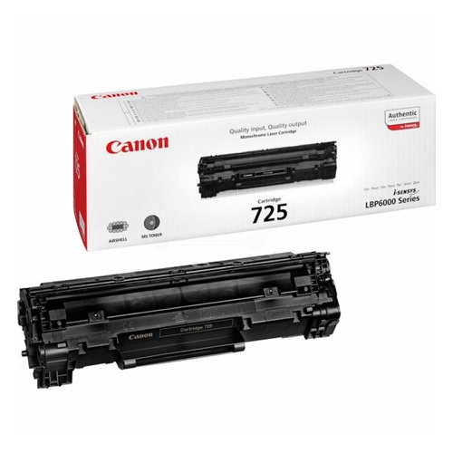 Canon 725 Toner Cartridge Black 3484B002