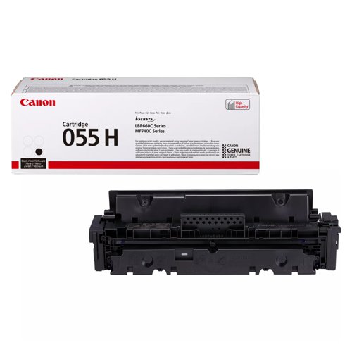 Canon 055H Toner Cartridge High Capacity Black 3020C002