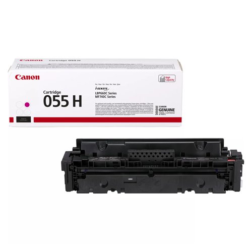 Canon 055H Toner Cartridge High Capacity Magenta 3018C002