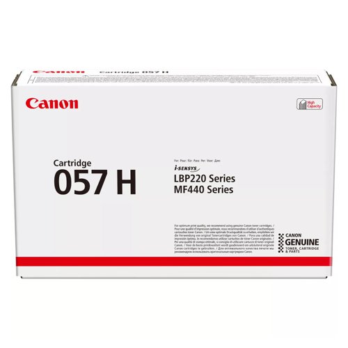 Canon 057H Toner Cartridge High Capacity Black 3010C002