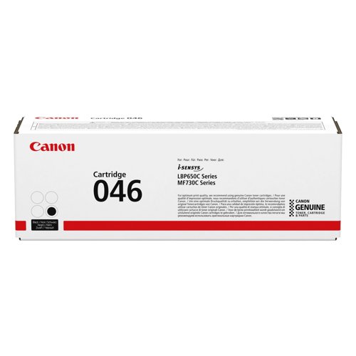 Canon 046BK Toner Cartridge Black 1250C002