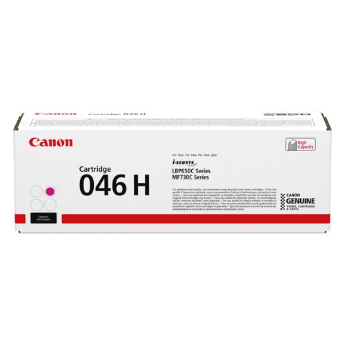 Canon 046H Toner Cartridge High Capacity Magenta 1252C002