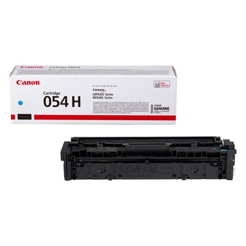 Canon 054H Toner Cartridge High Capacity Cyan 3027C002