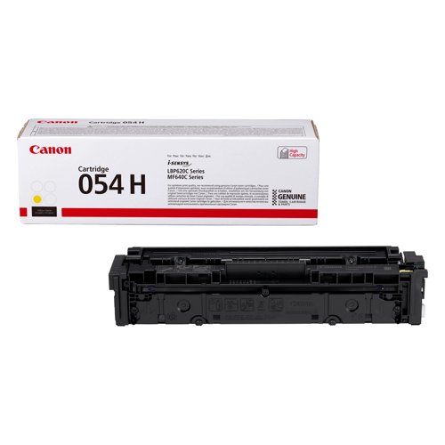 Canon 054H Toner Cartridge High Capacity Yellow 3025C002