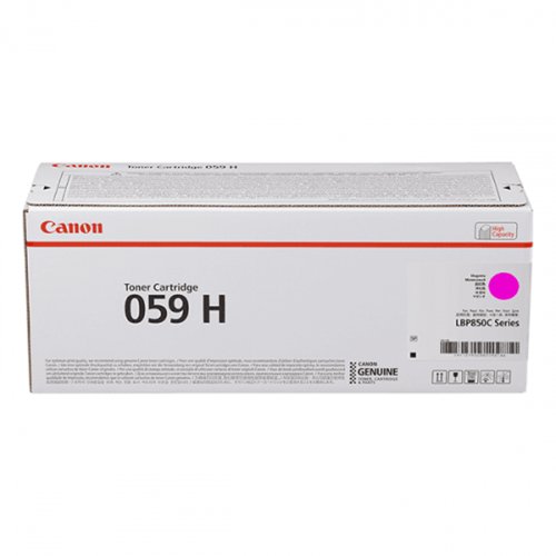 Canon 059H Toner Cartridge High Capacity Magenta 3625C001