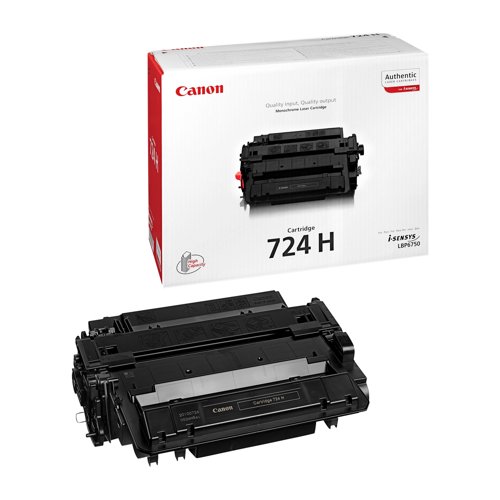 Canon 724H Toner Cartridge High Capacity Black 3482B002