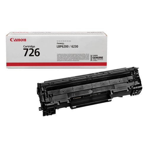Canon 726 Toner Cartridge Black 3483B002