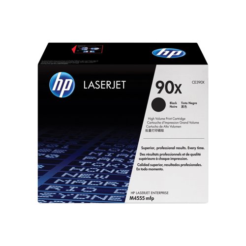 HP No.90X Toner Cartridge High Capacity Black CE390X
