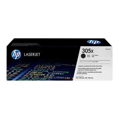 HP No.305X Toner Cartridge High Capacity Black CE410X