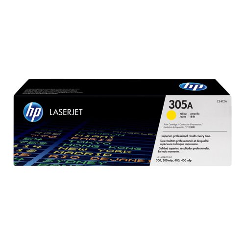 HP No.305A Toner Cartridge Yellow CE412A