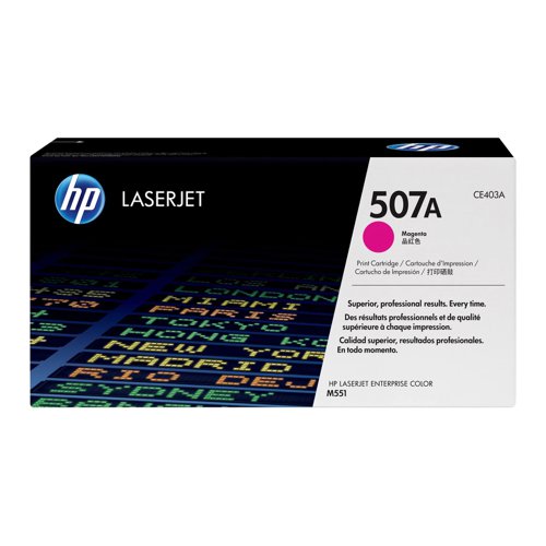 HP No.507A Toner Cartridge Magenta CE403A