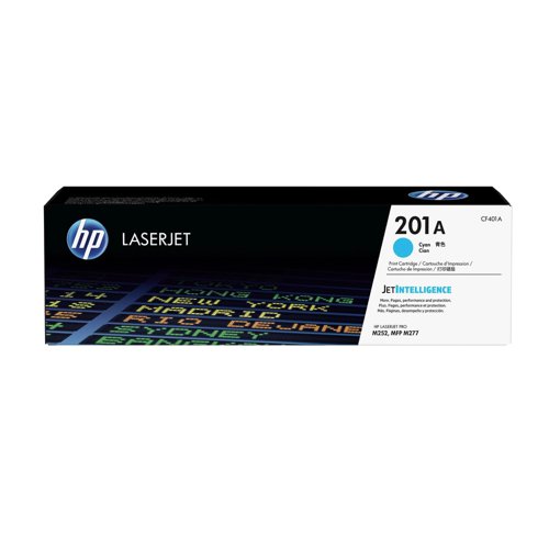 HP No.201A Toner Cartridge Cyan CF401A