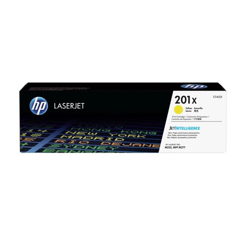 HP No.201X Toner Cartridge High Capacity Yellow CF402X