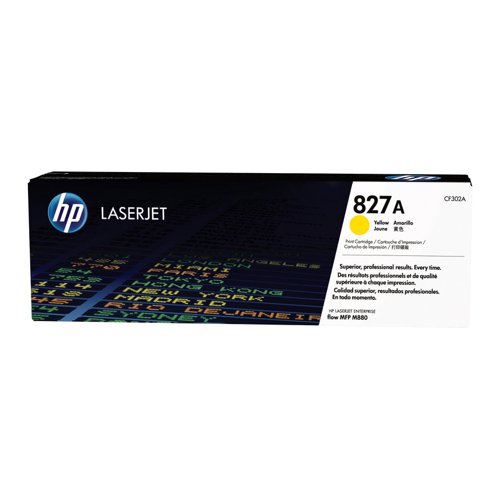 HP No.827A Toner Cartridge Yellow CF302A