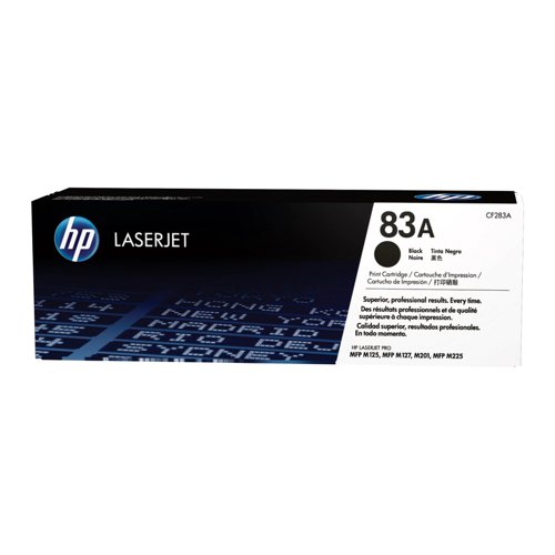 HP No.83A Toner Cartridge Black CF283A