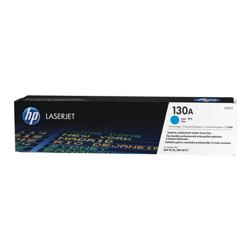 HP No.130A Toner Cartridge Cyan CF351A