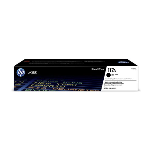 HP No.117A Toner Cartridge Black W2070A