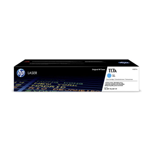 HP No.117A Toner Cartridge Cyan W2071A