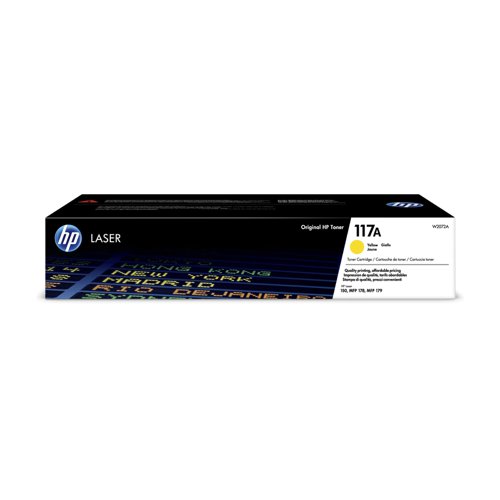 HP No.117A Toner Cartridge Yellow W2072A