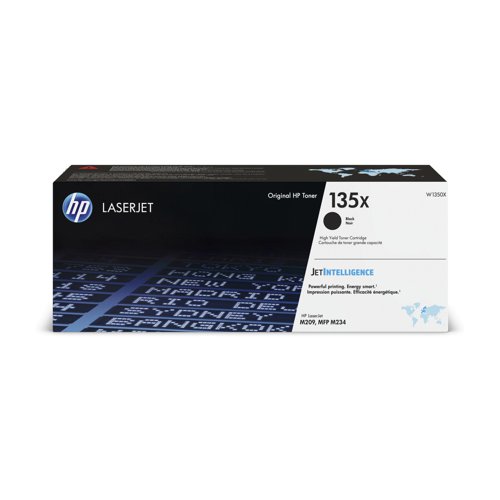 HP No.135X Toner Cartridge High Capacity Black W1350X