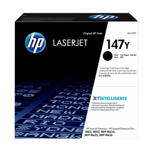 HP No.147Y Toner Cartridge Extra High Capacity Black W1470Y
