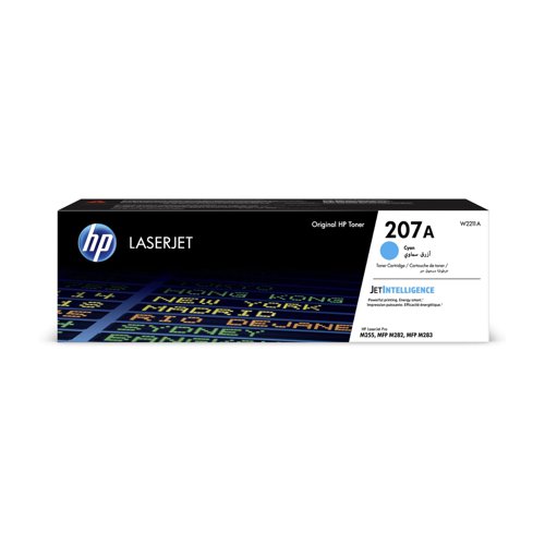 HP No.207A Toner Cartridge Cyan W2211A