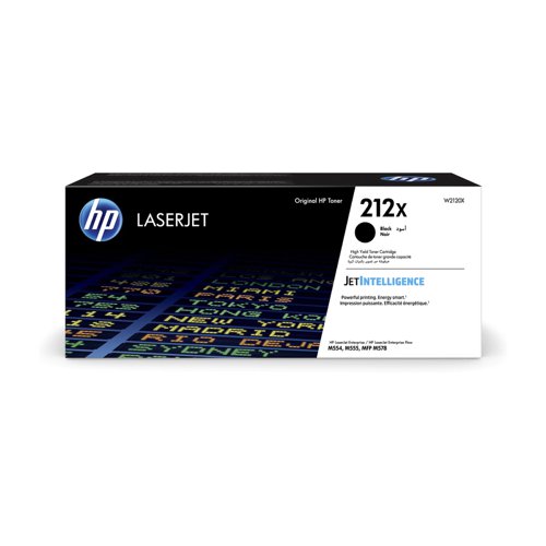 HP No.212X Toner Cartridge High Capacity Black W2120X
