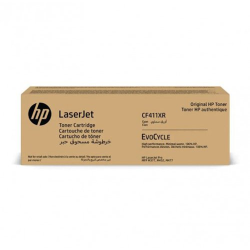 HP No.410X EvoCycle Remanufactured Toner Cartridge High Capacity Cyan CF411XR