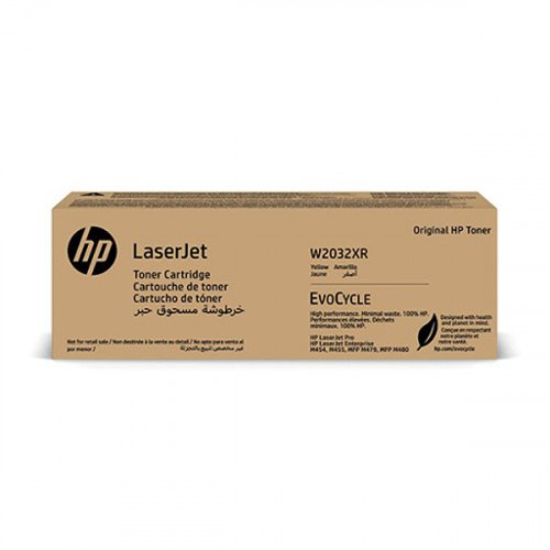 HP No.415X EvoCycle Remanufactured Toner Cartridge High Capacity Yellow W2032XR