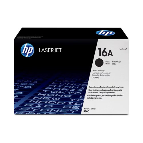 HP No.16A Toner Cartridge Black Q7516A