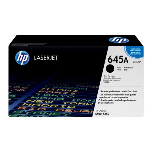 HP No.645A Toner Cartridge Black C9730A