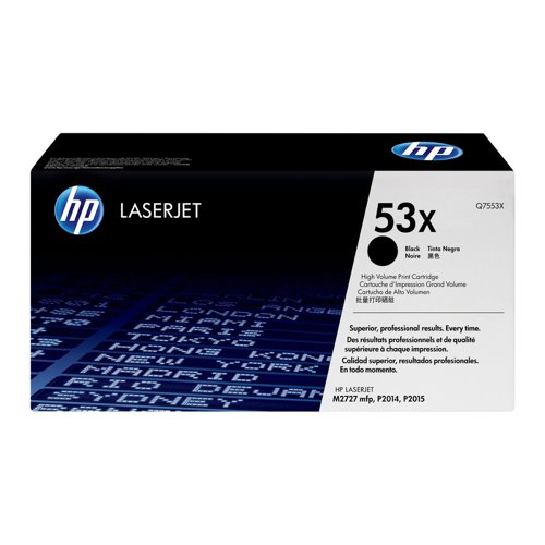 HP No.53X Toner Cartridge High Capacity Black Q7553X