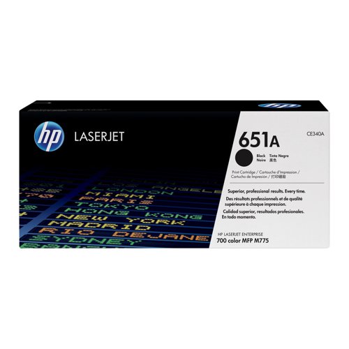 HP No.651A Toner Cartridge Black CE340A