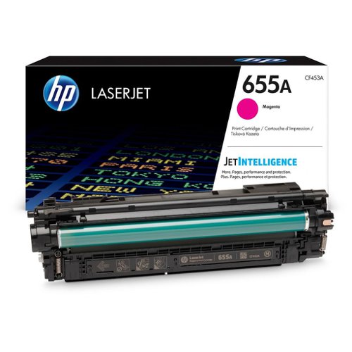 HP No.655A Toner Cartridge Magenta CF453A