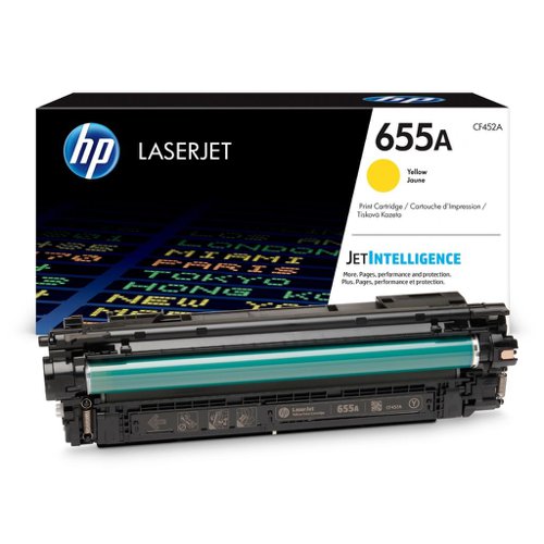 HP No.655A Toner Cartridge Yellow CF452A