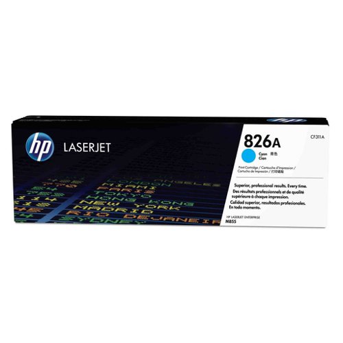 HP No.826A Toner Cartridge Cyan CF311A