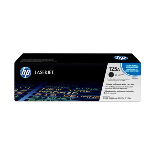 HP No.125A Toner Cartridge Black CB540A
