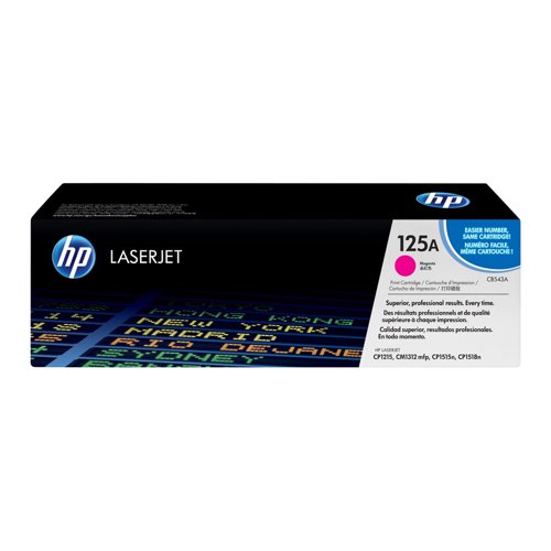 HP No.125A Toner Cartridge Magenta CB543A