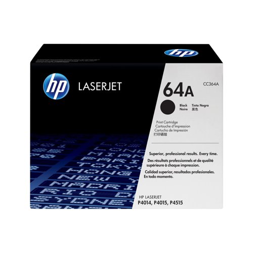 HP No.64A Toner Cartridge Black CC364A