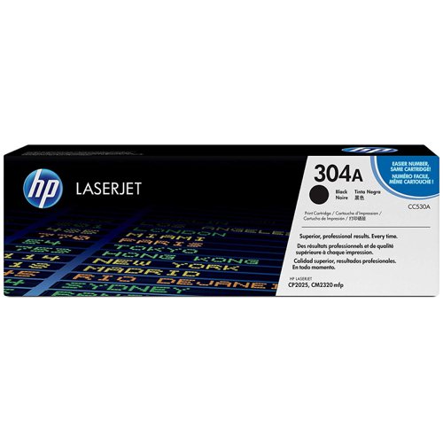 HP No.304A Toner Cartridge Black CC530A