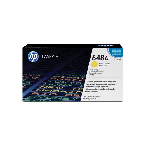HP No.648A Toner Cartridge Yellow CE262A