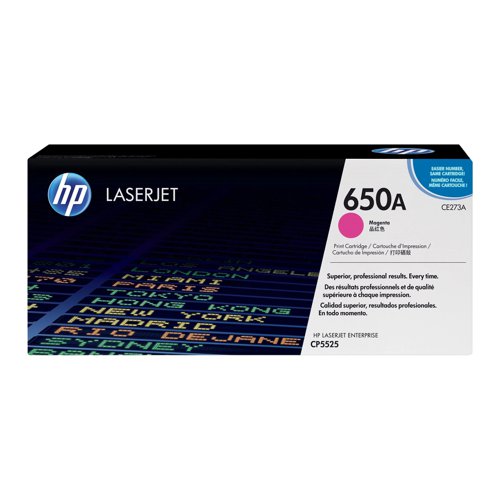 HP No.650A Toner Cartridge Magenta CE273A