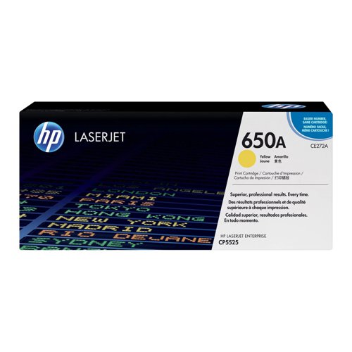 HP No.650A Toner Cartridge Yellow CE272A