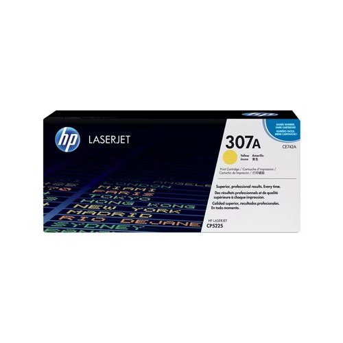 HP No.307A Toner Cartridge Yellow CE742A