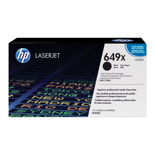 HP No.649X Toner Cartridge High Capacity Black CE260X