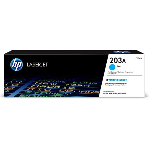 HP No.203A Toner Cartridge Cyan CF541A