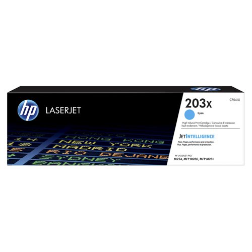 HP No.203X Toner Cartridge High Capacity Cyan CF541X